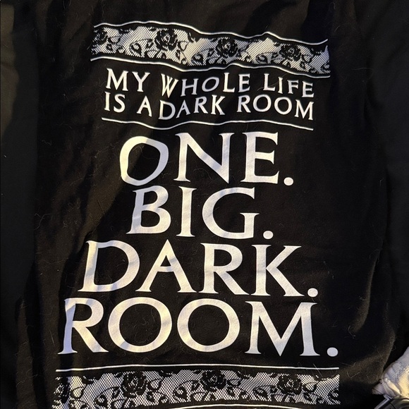 Beetlejuice Dark Room Relaxed Fit Cotton Boxy Tee - Picture 2 of 6